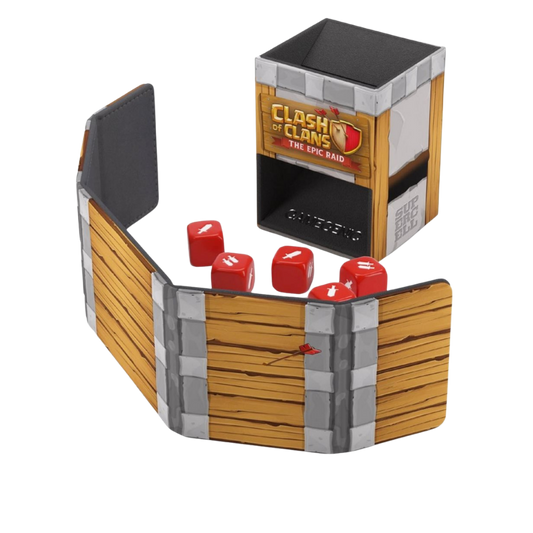 Gamegenic Clash of Clans premium ultra compact dice tower with themed design