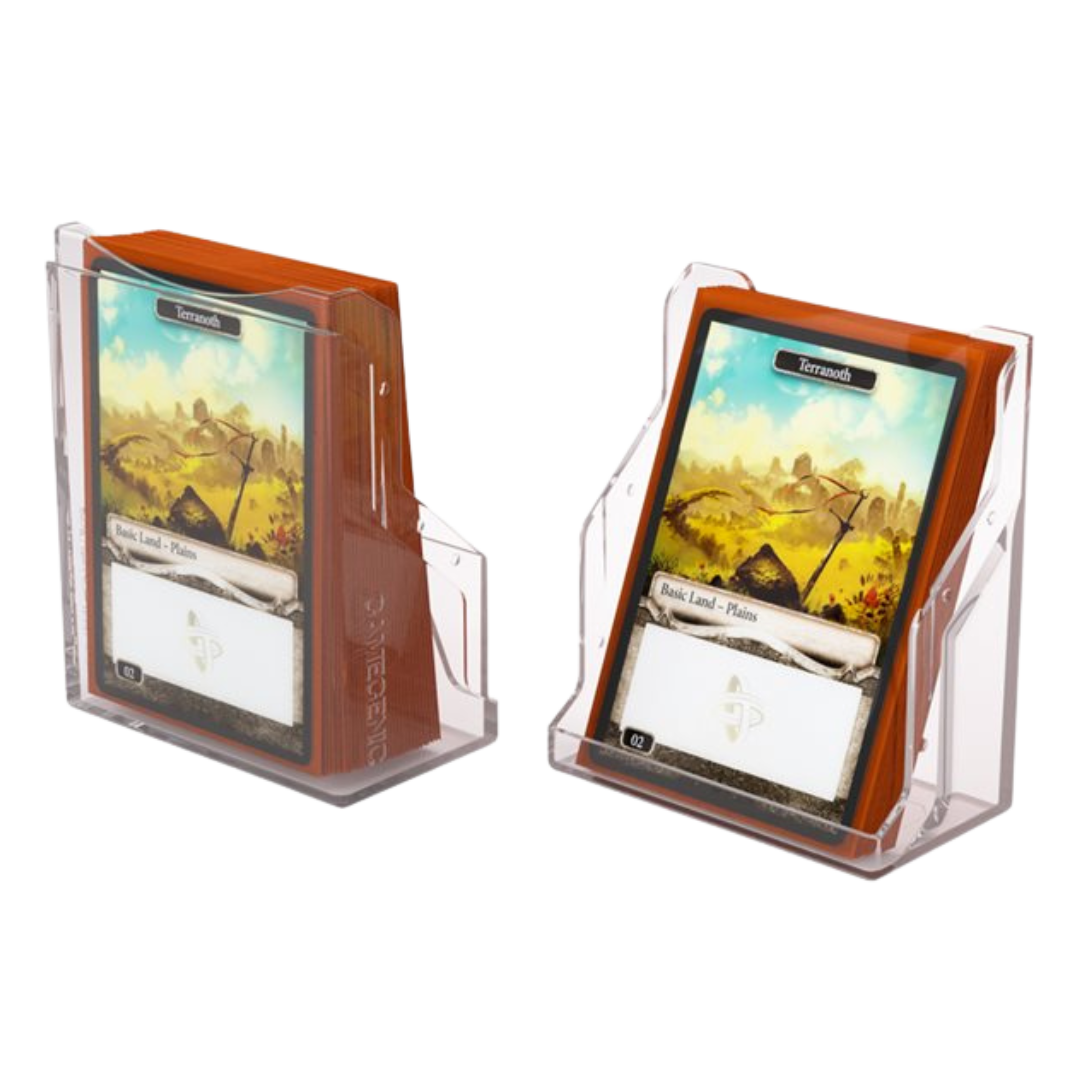 Gamegenic Deck Holder Bastion clear 50 compact deck box for Pokémon and Magic trading card decks