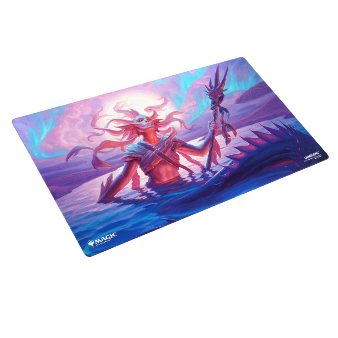 Gamegenic Magic The Gathering Lorwyn Eclipsed Eclipsed Merrow Shiny Treatment playmat featuring aquatic fantasy artwork