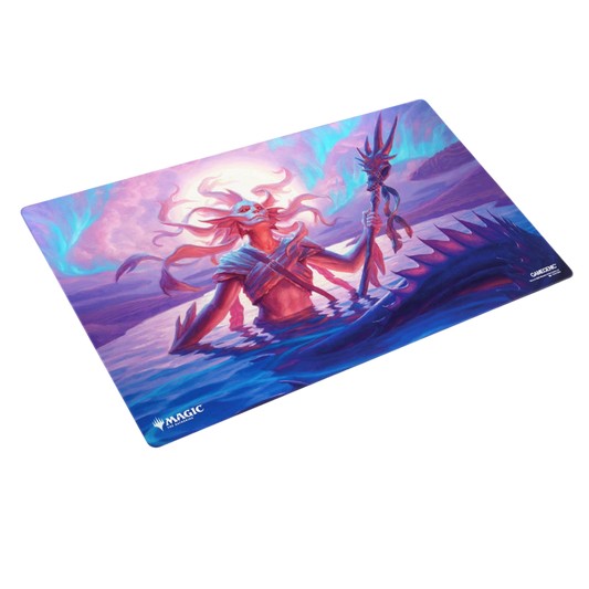Gamegenic Magic The Gathering Lorwyn Eclipsed Eclipsed Merrow Shiny Treatment playmat featuring aquatic fantasy artwork