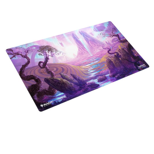 Gamegenic Magic The Gathering Lorwyn Eclipsed Eclipsed Realms Shiny Treatment playmat with vivid fantasy artwork