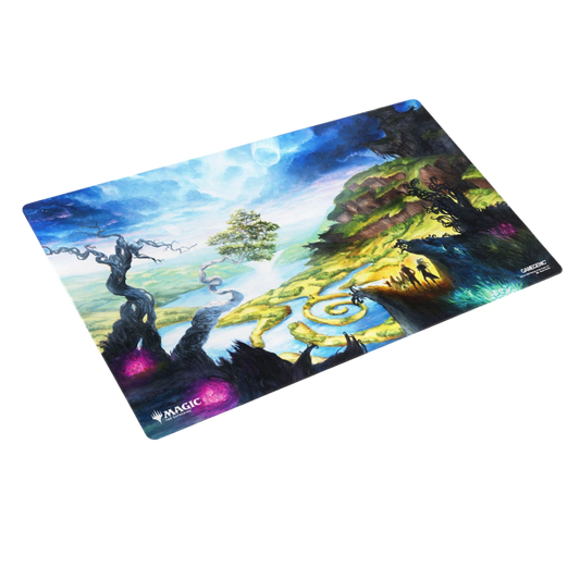 Gamegenic Magic The Gathering Lorwyn Eclipsed Evolving Wilds Shiny Treatment playmat with detailed fantasy artwork