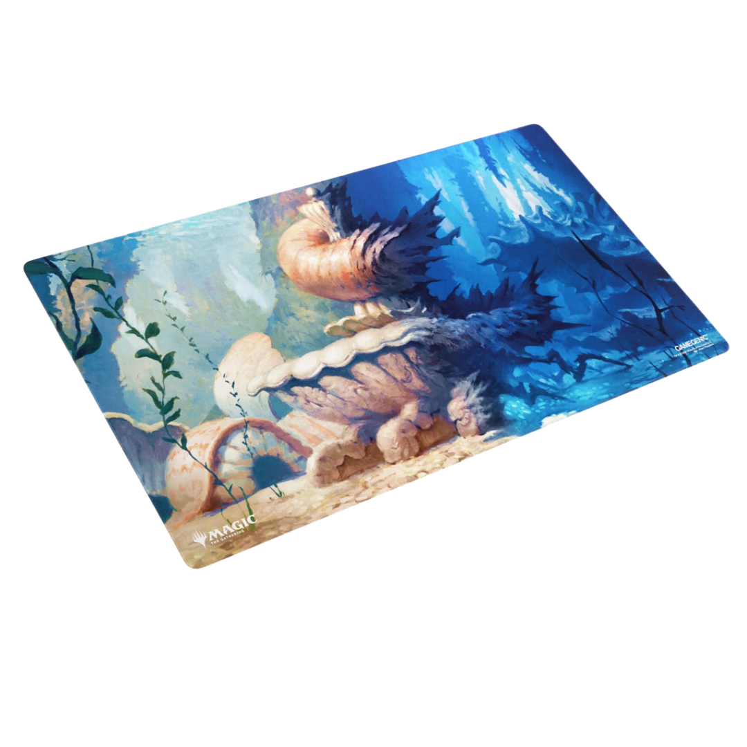 Gamegenic Magic The Gathering Lorwyn Eclipsed Hallowed Fountain Shiny Treatment playmat with detailed artwork