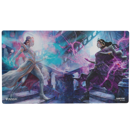 Gamegenic MTG Reality Fracture Liliana Devoted Healer and Callous Necromancer shiny playmat