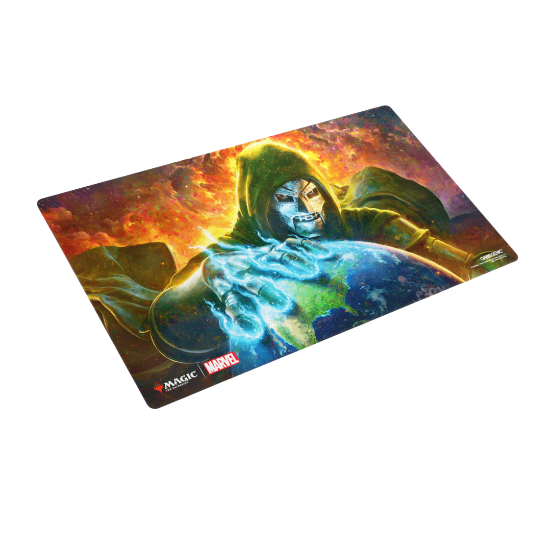 Gamegenic Magic The Gathering Marvel Super Heroes Doom Reigns Supreme Shiny Treatment playmat