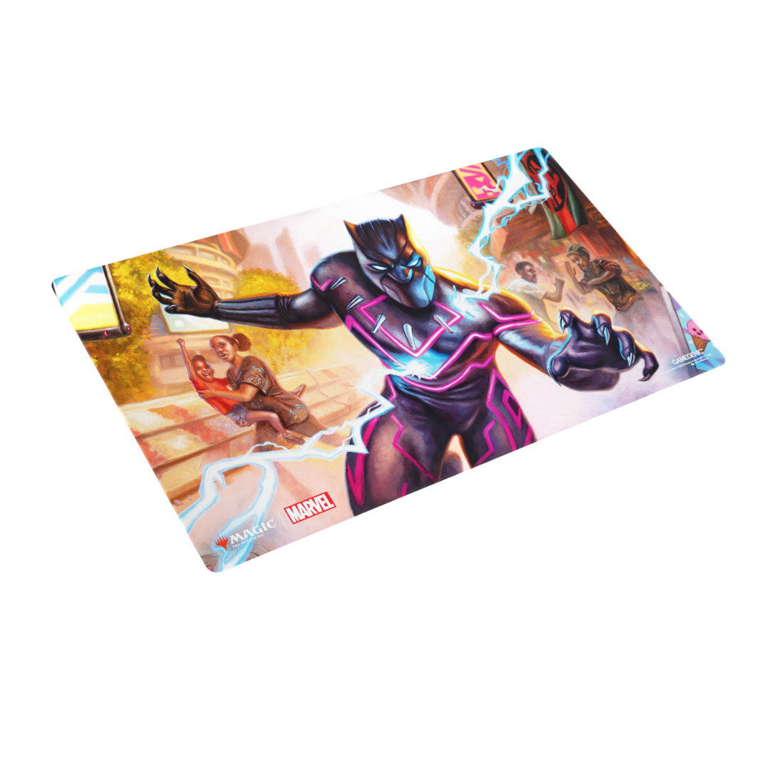 Gamegenic Magic The Gathering Marvel Super Heroes Striking Black Panther Shiny Treatment playmat