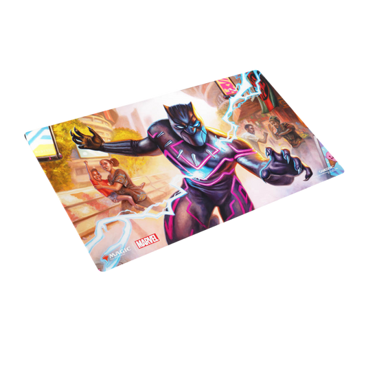Gamegenic Magic The Gathering Marvel Super Heroes Striking Black Panther Shiny Treatment playmat