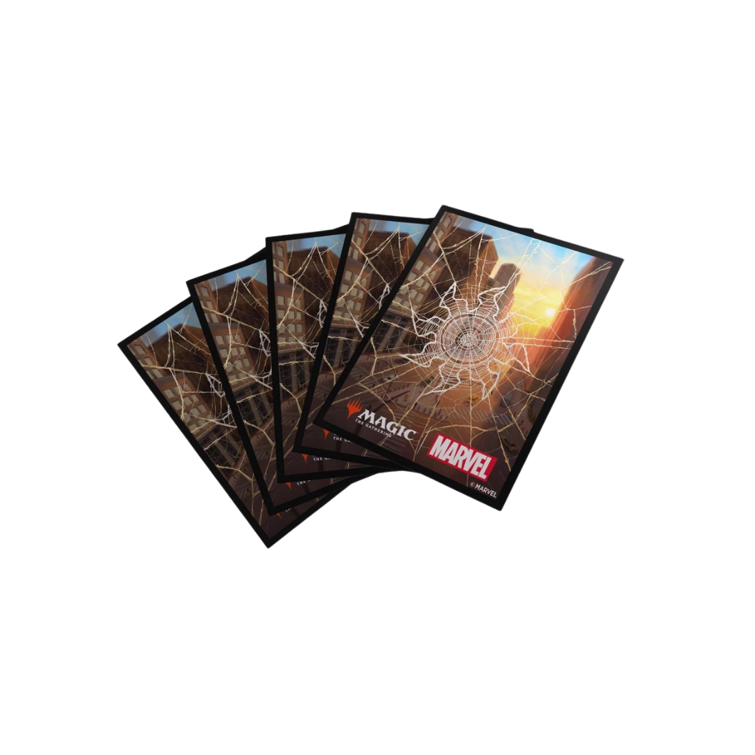 Gamegenic - Magic: The Gathering - Marvel's Spider-Man - Art Sleeves - Plains (105) Sleeve Spread Alternate Image