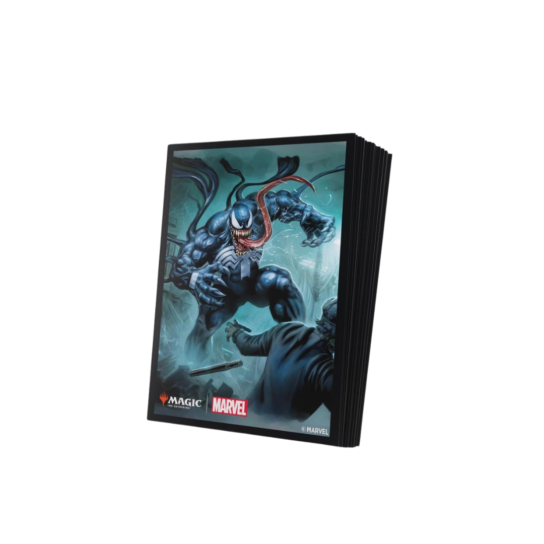Gamegenic Venom Art Sleeves for MTG, pack of 105 with textured matte backs and clear fronts