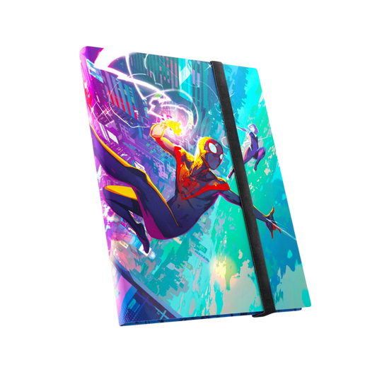 Gamegenic Spider-Man and Spider-Gwen 18-pocket Casual Album for Magic cards, side-loading, archival-safe pages