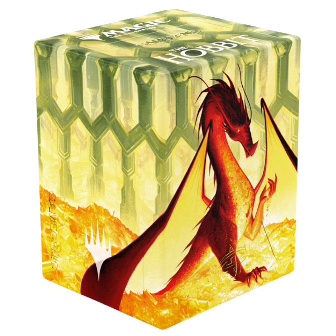 Gamegenic Magic The Gathering The Hobbit Bastion XL Smaug the Golden 80+ deck box with dragon artwork