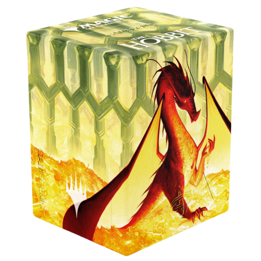 Gamegenic Magic The Gathering The Hobbit Bastion XL Smaug the Golden 80+ deck box with dragon artwork