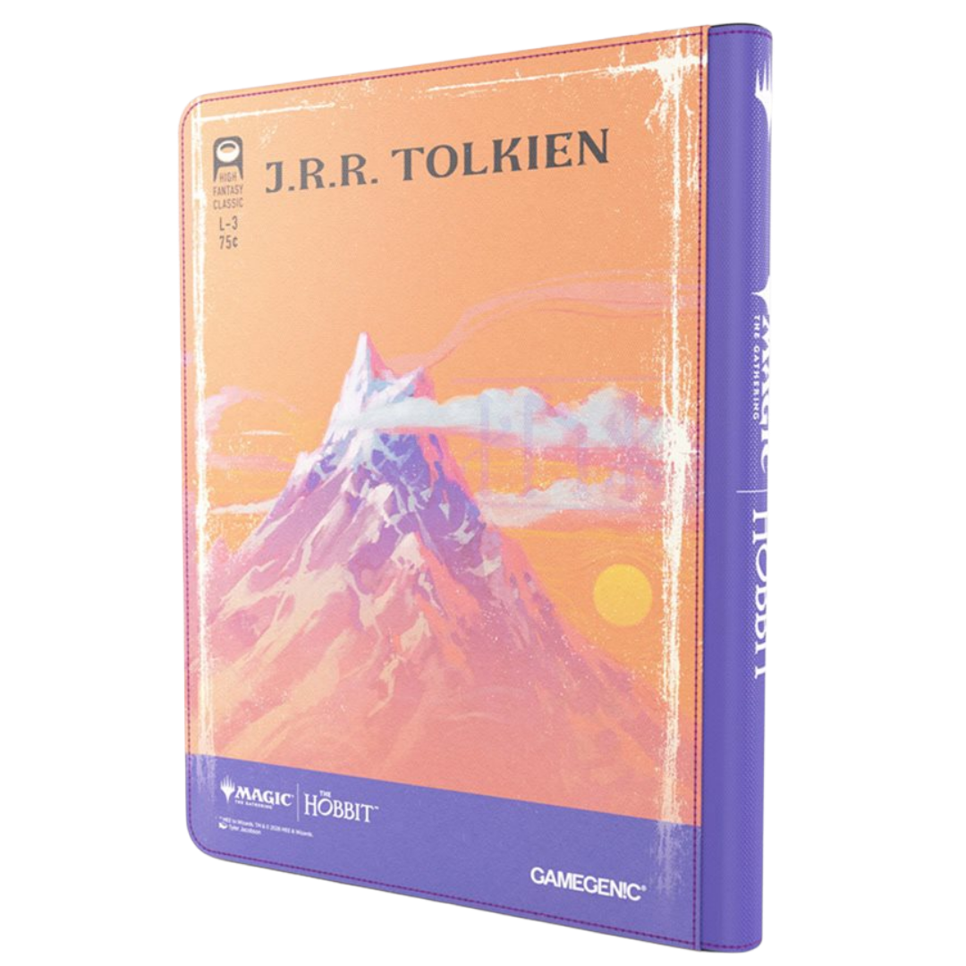 Gamegenic Magic The Gathering The Hobbit Zip Up Album 18 Pocket featuring Lonely Mountain artwork on the back cover