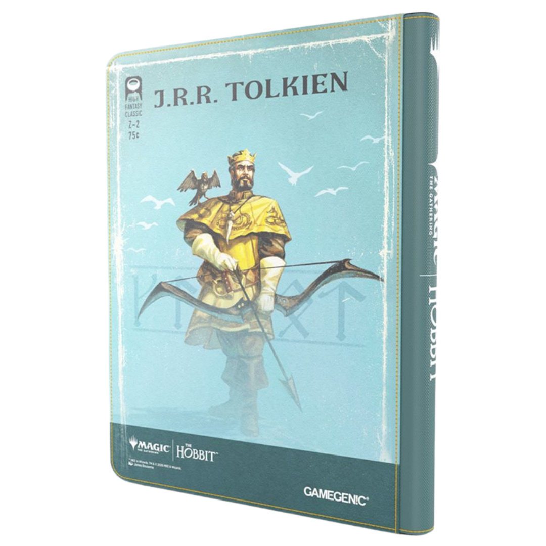 Gamegenic Magic The Gathering The Hobbit Zip Up Album 18 Pocket featuring The King of Dale artwork on the back cover