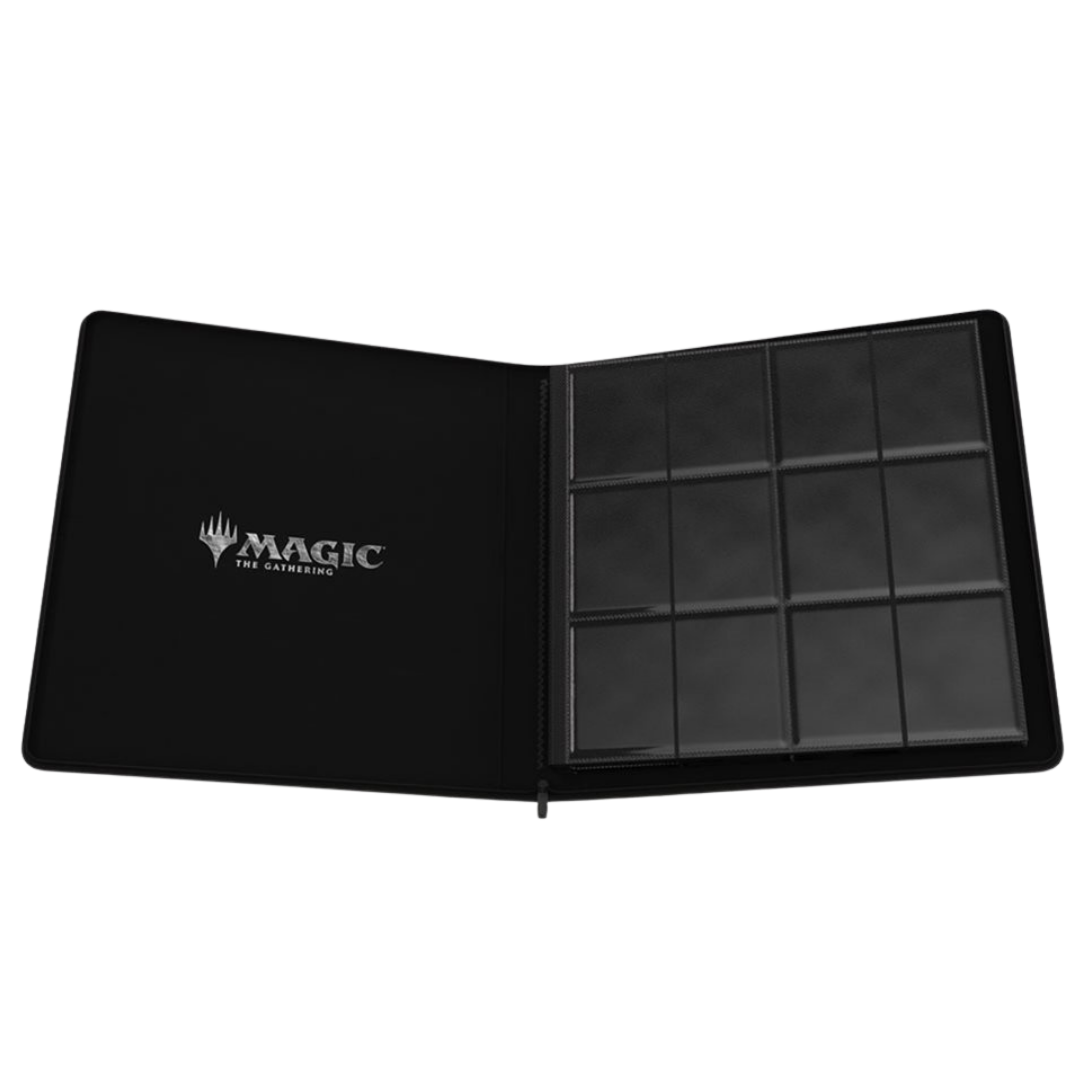 Open Gamegenic Magic The Gathering The Hobbit Zip Up Album 24 Pocket Landscape 1 with side loading card pages for 480 cards