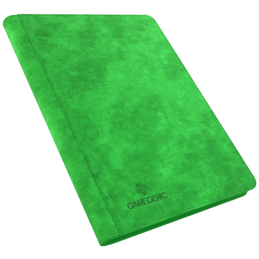 Gamegenic Zip-Up Album 18 Pocket Green binder for Pokémon and Magic The Gathering card storage