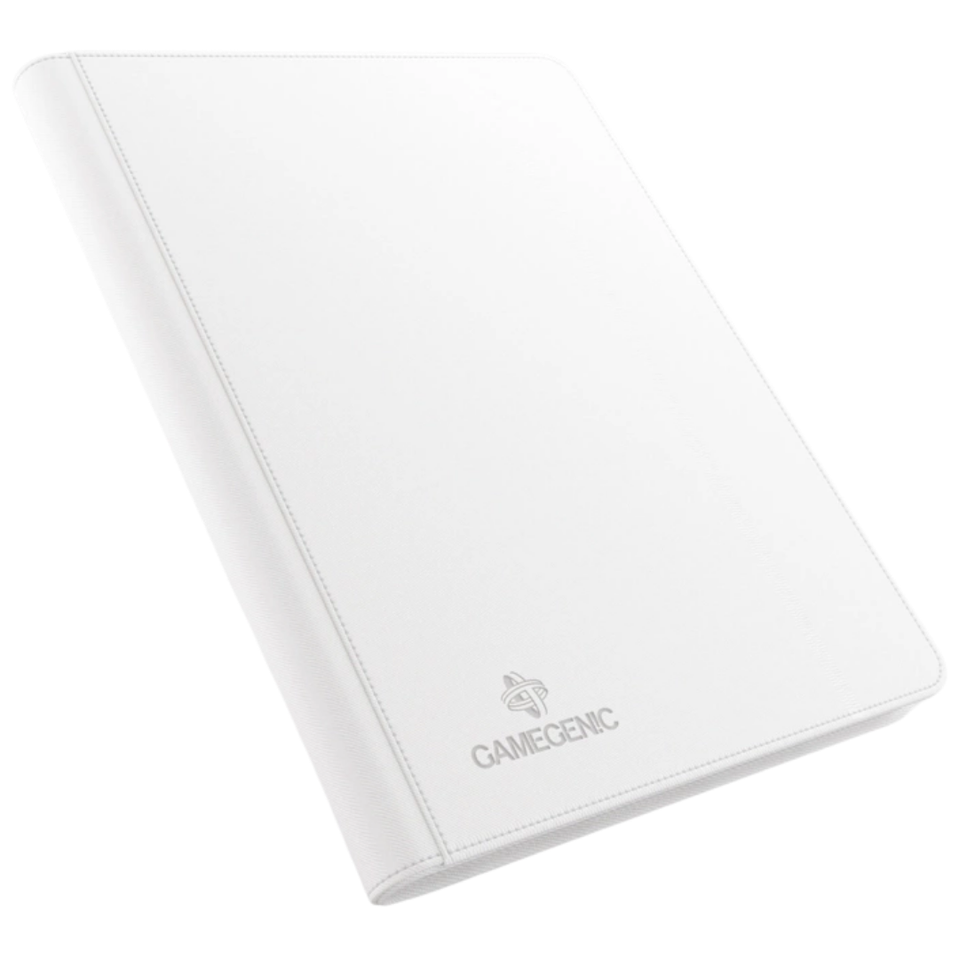Gamegenic Zip-Up Album 18 Pocket White binder for Pokémon and Magic The Gathering card storage
