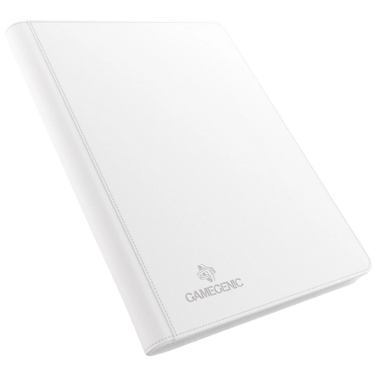 Gamegenic Zip-Up Album 18 Pocket White binder for Pokémon and Magic The Gathering card storage