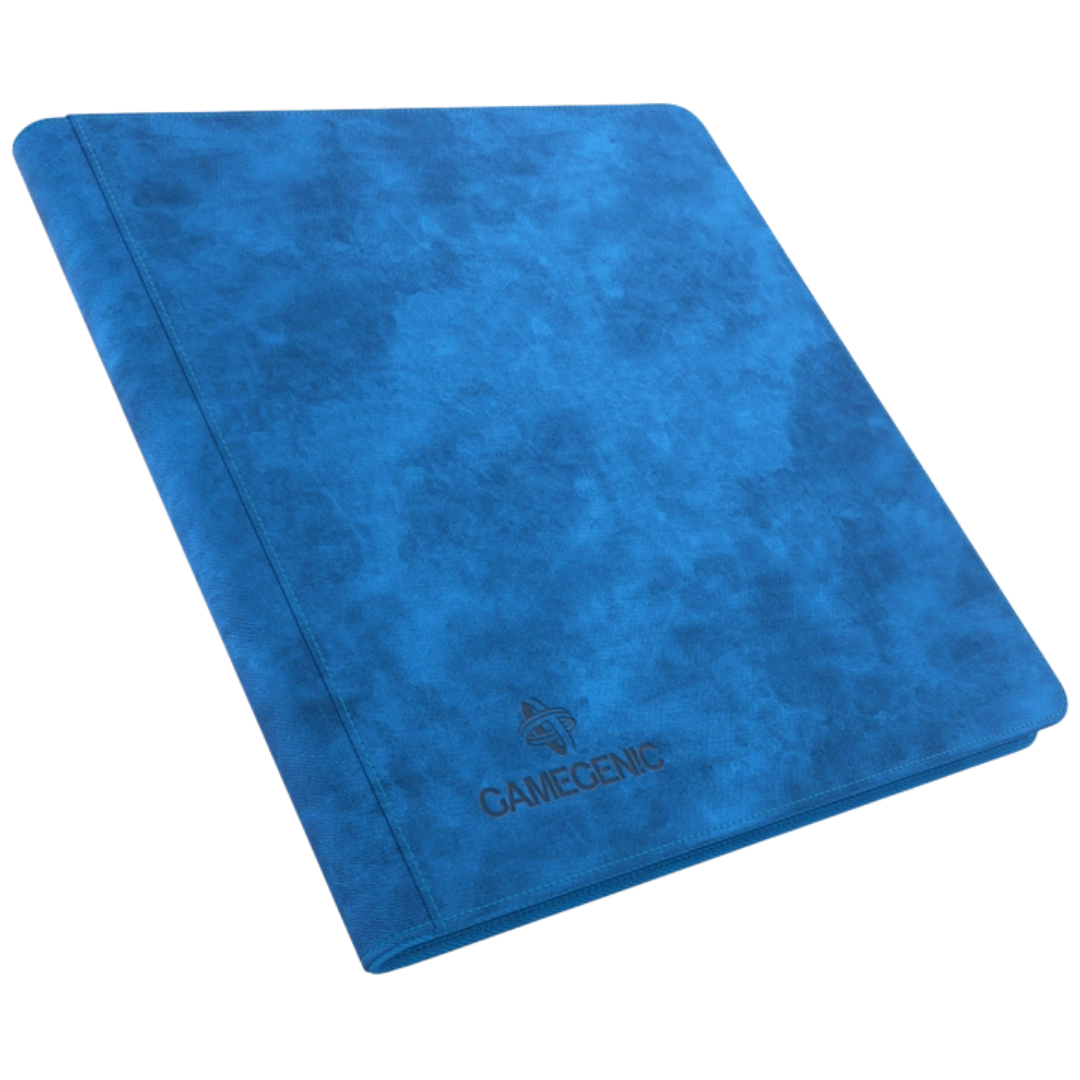 Gamegenic Zip-Up Album 24 Pocket Blue binder for Pokémon and Magic The Gathering card storage
