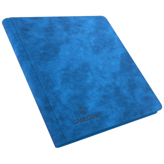 Gamegenic Zip-Up Album 24 Pocket Blue binder for Pokémon and Magic The Gathering card storage