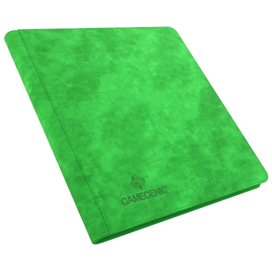 Gamegenic Zip-Up Album 24 Pocket Green binder for Pokémon and Magic The Gathering card storage 