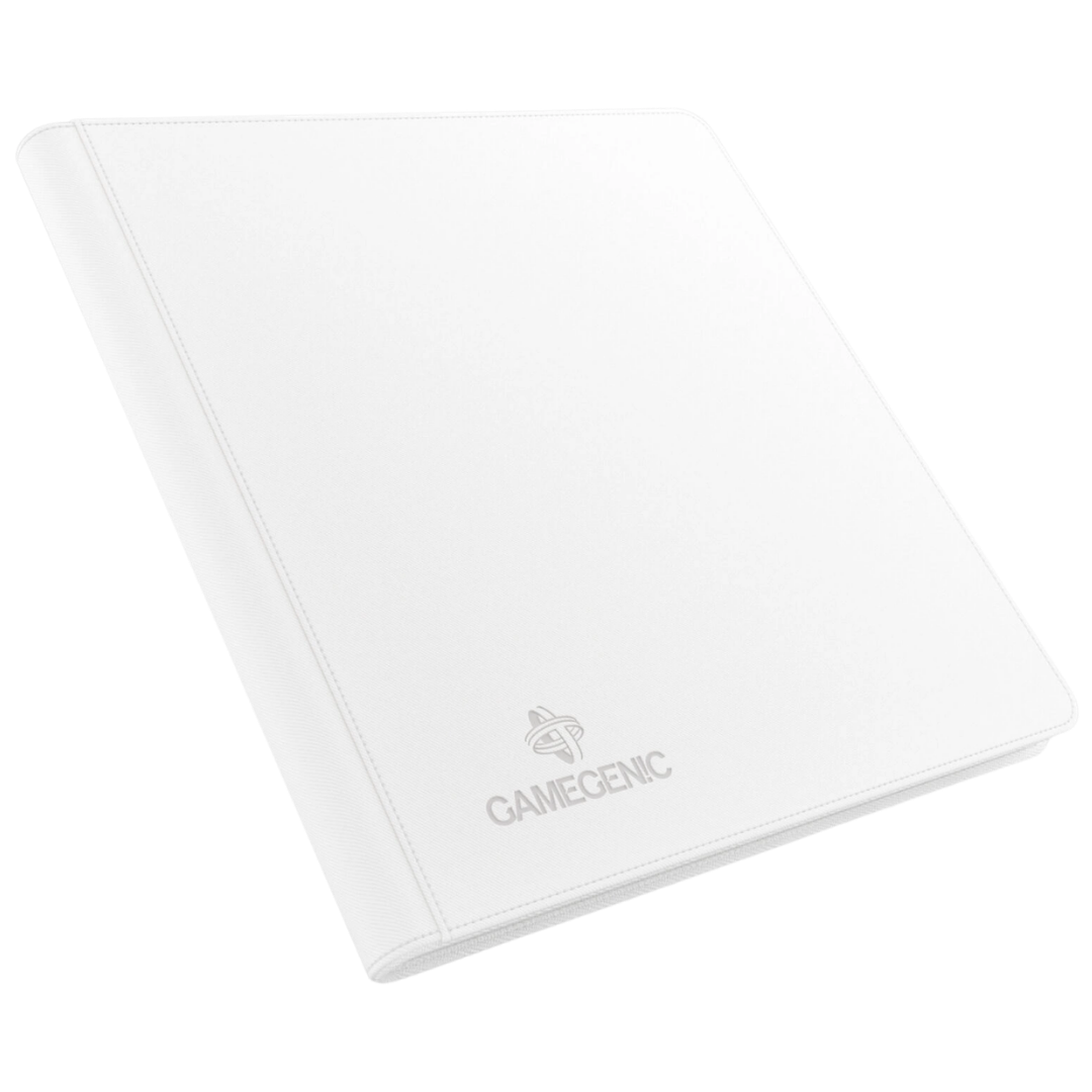 Gamegenic Zip-Up Album 24 Pocket White binder for Pokémon and Magic The Gathering card storage