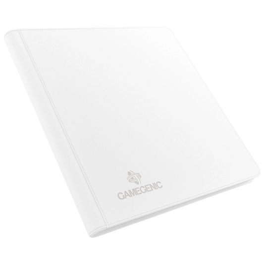 Gamegenic Zip-Up Album 24 Pocket White binder for Pokémon and Magic The Gathering card storage