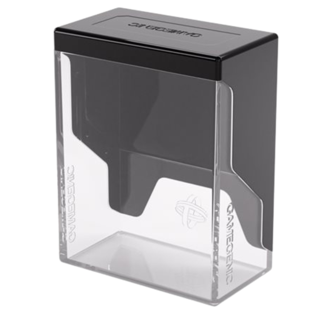 Gamegenic deck holder bastion 50 black clear for tcg