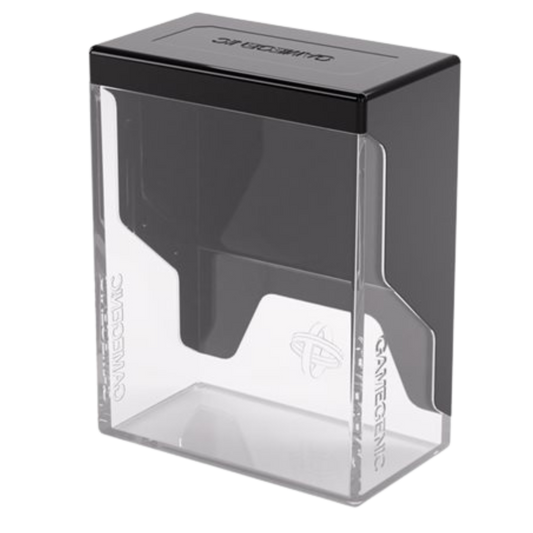 Gamegenic deck holder bastion 50 black clear for tcg