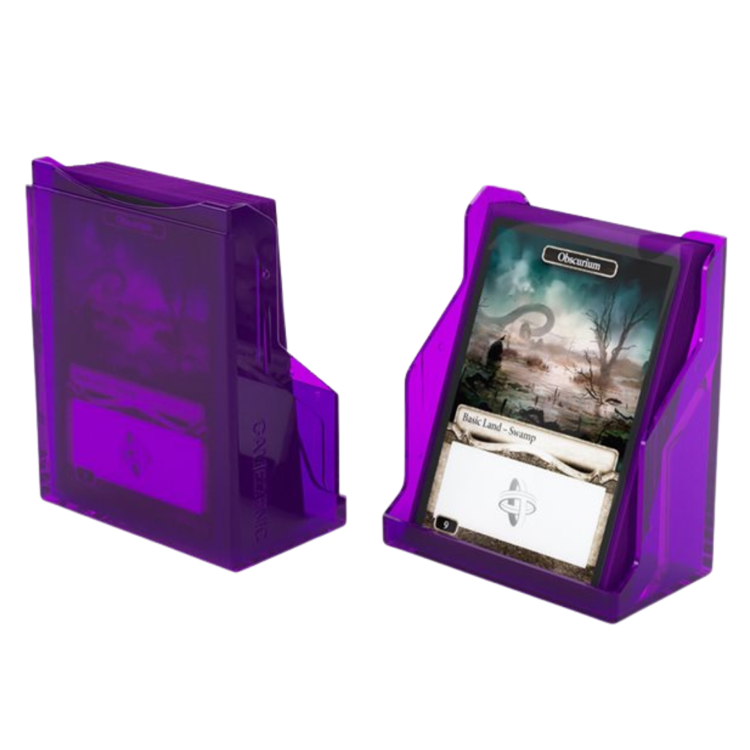 Gamegenic deck holder bastion purple 50 for tcg