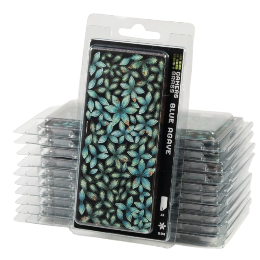Gamers Grass Blue Agave laser cut foliage for desert terrain and miniature basing