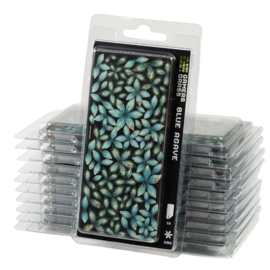 Gamers Grass Blue Agave laser cut foliage for desert terrain and miniature basing