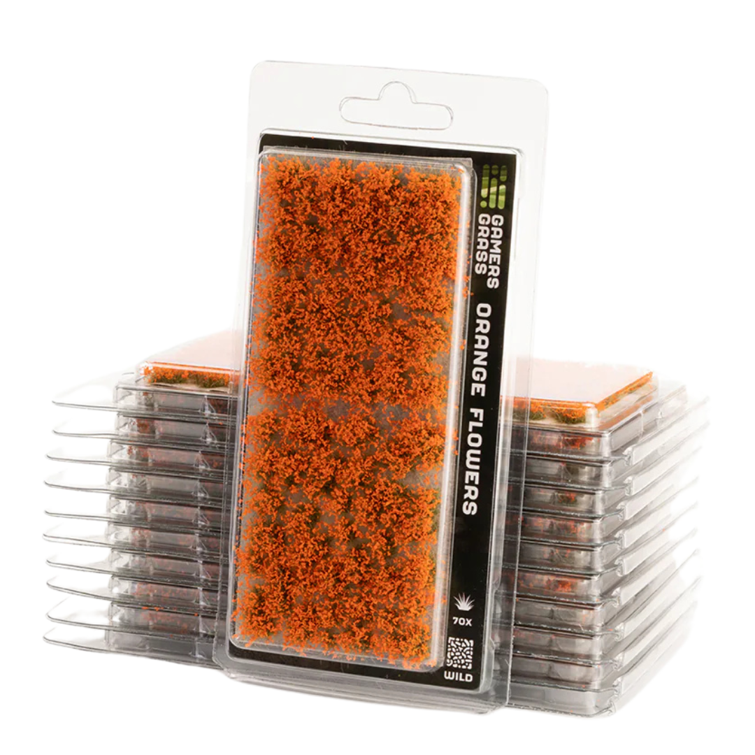 Packaging of Gamers Grass - Wild Flowers - Orange