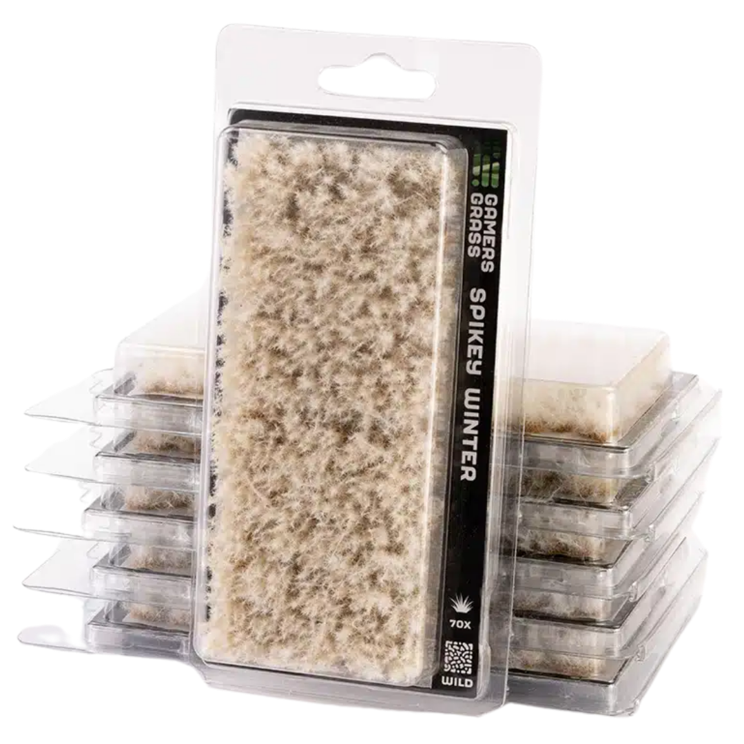 Gamers Grass 12mm Spikey Winter grass tufts for winter miniature bases snowy terrain and dioramas
