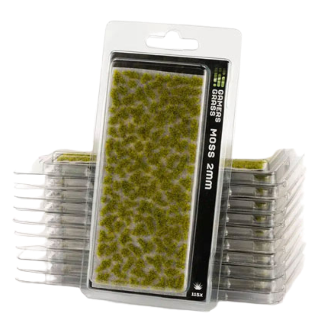 Gamers Grass 2mm Moss Tuft Wild for terrain and miniature models