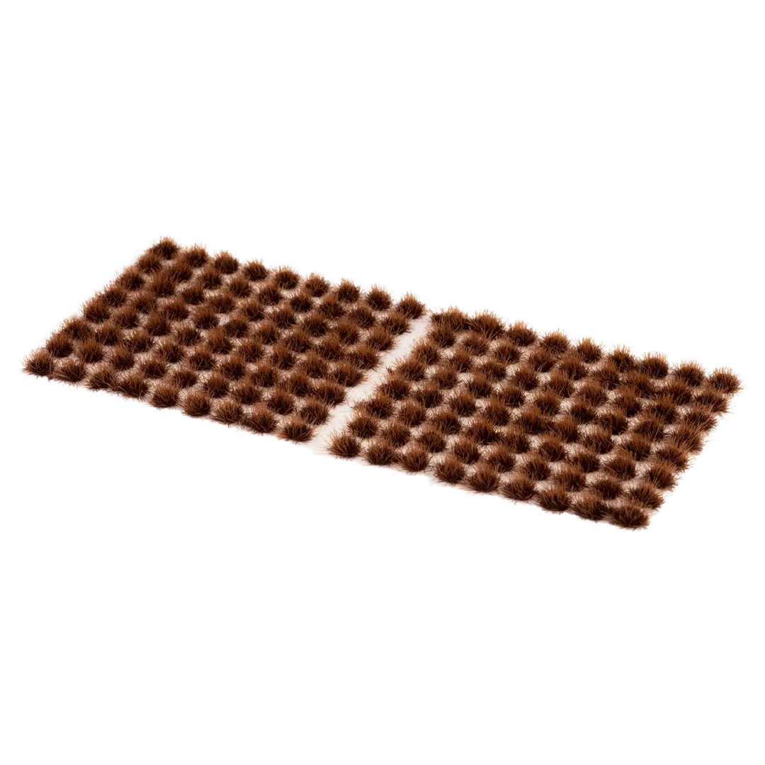 Gamers Grass 4mm Brown Small static grass tufts for miniature bases and tabletop terrain