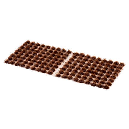 Gamers Grass 4mm Brown Small static grass tufts for miniature bases and tabletop terrain