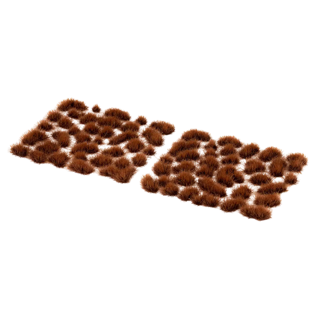 Gamers Grass 4mm Brown Wild static grass tufts for miniature bases and tabletop terrain