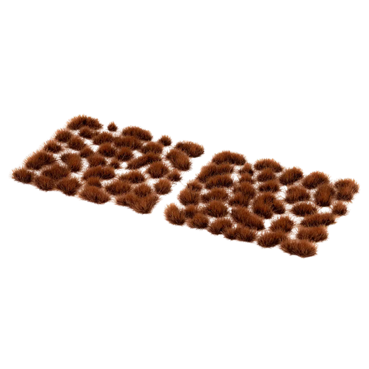 Gamers Grass 4mm Brown Wild static grass tufts for miniature bases and tabletop terrain