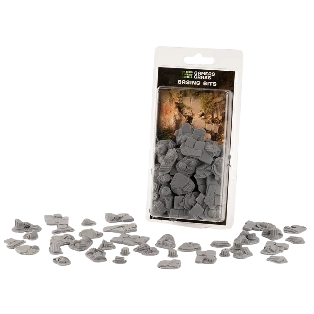 Gamers Grass Basing Bits Temple resin ruined stone base detail for Age of Sigmar and fantasy miniatures