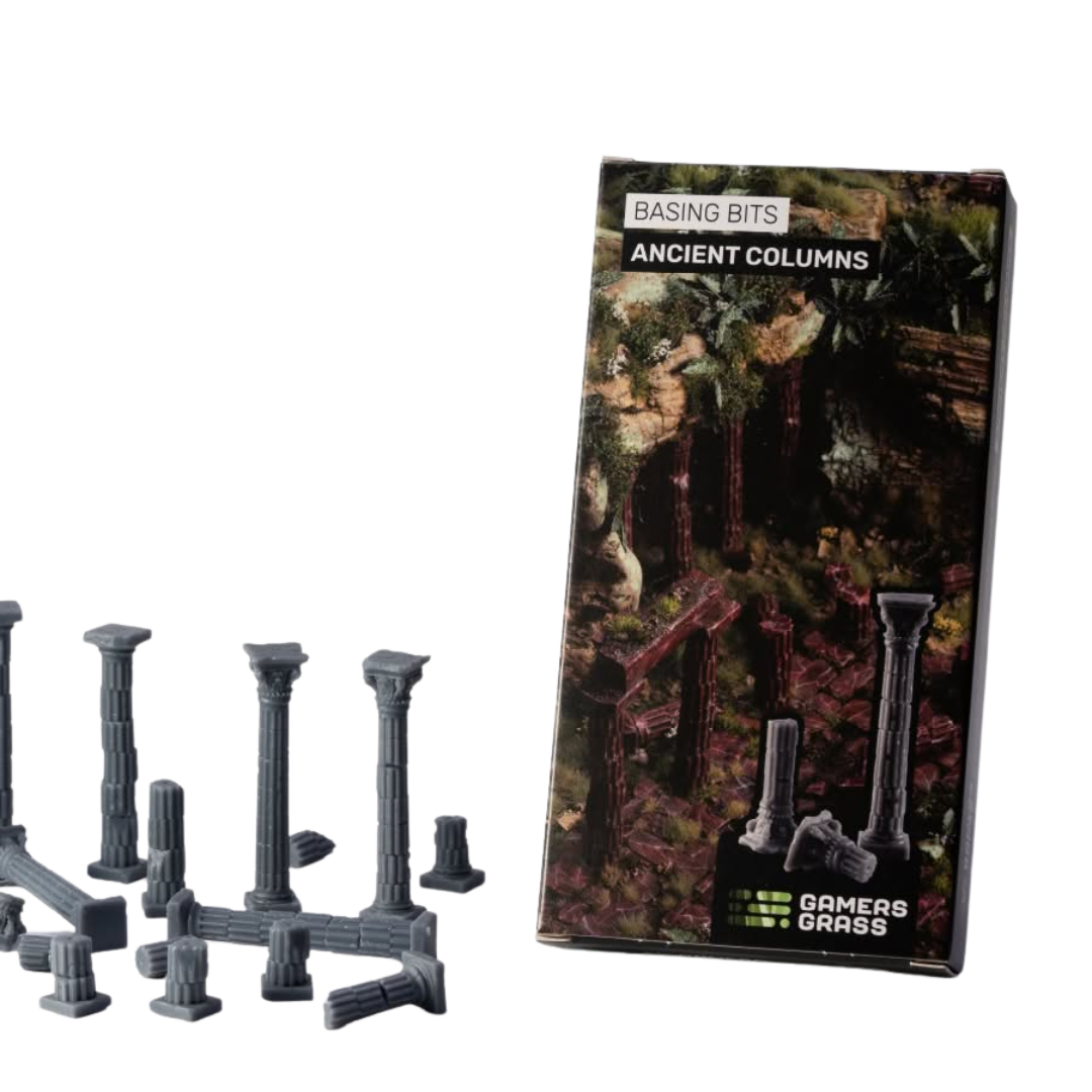 Gamers Grass Basing Bits Ancient Columns resin scenic pieces for miniature bases and tabletop terrain projects