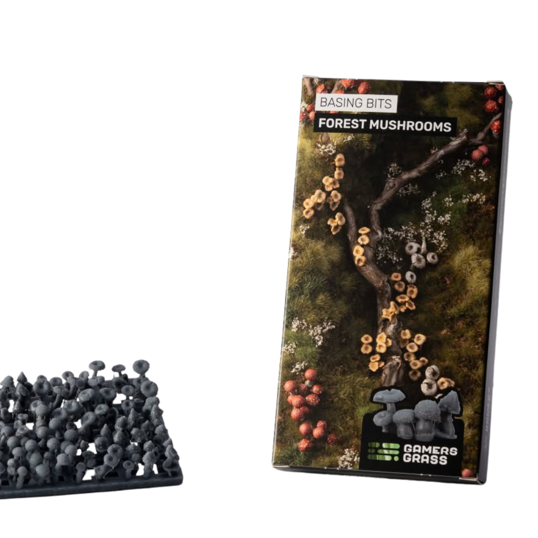 Gamers Grass Basing Bits Forest Mushrooms scenic pieces for miniature bases and tabletop terrain projects