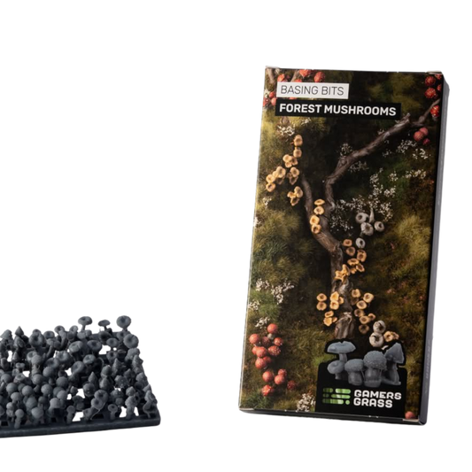 Gamers Grass Basing Bits Forest Mushrooms scenic pieces for miniature bases and tabletop terrain projects