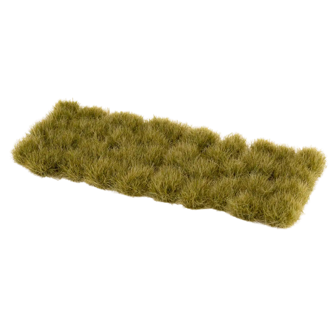 Gamers Grass Dry Green Tuft Wild 12mm sample basing hobby diorama