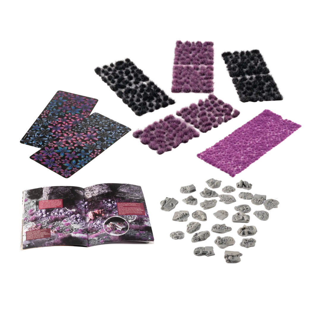 Gamers Grass Purple Swarm Basing Box contents