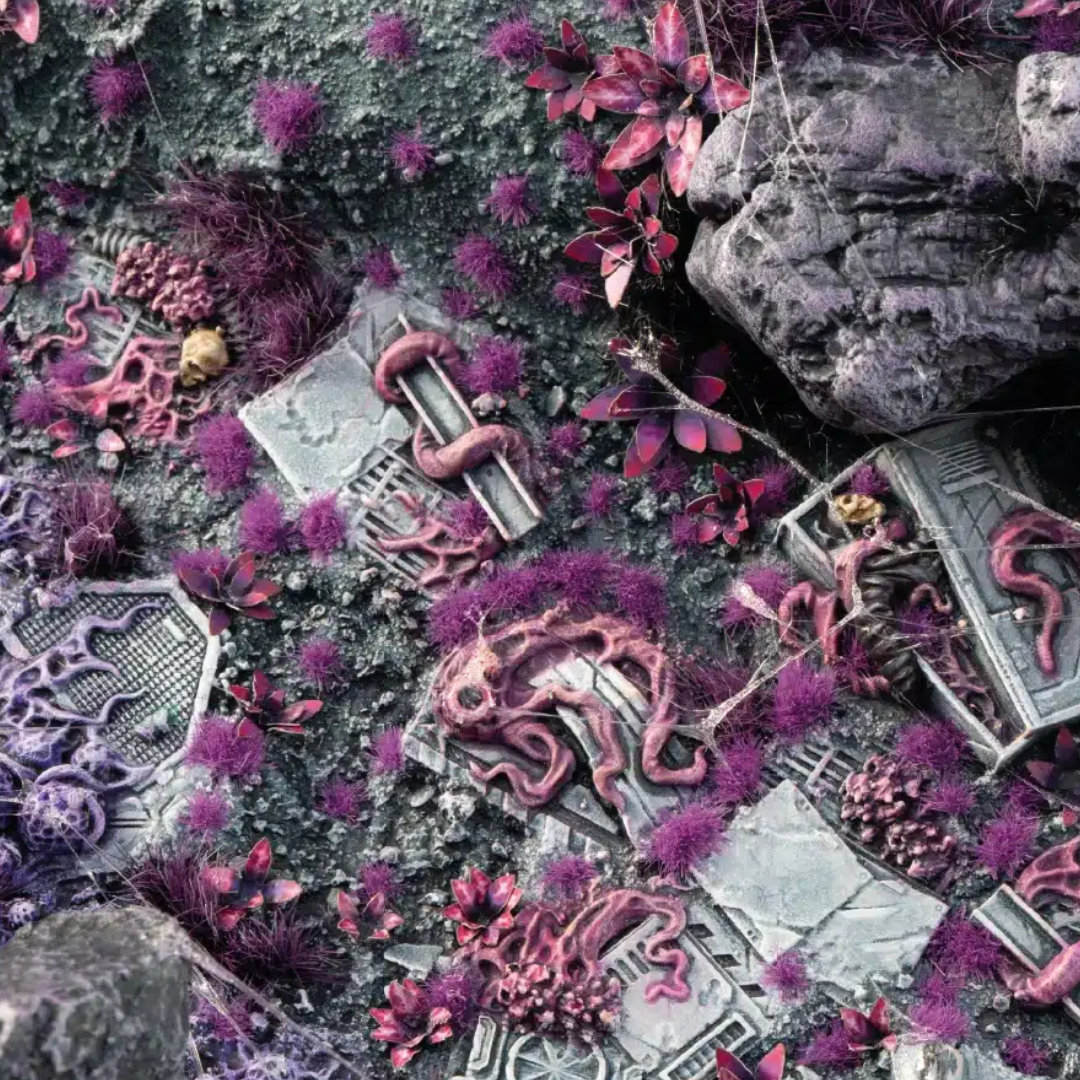 Gamers Grass Purple Swarm Basing Box sample