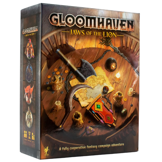 Gloomhaven Jaws of the Lion standalone cooperative campaign board game with tactical combat gameplay