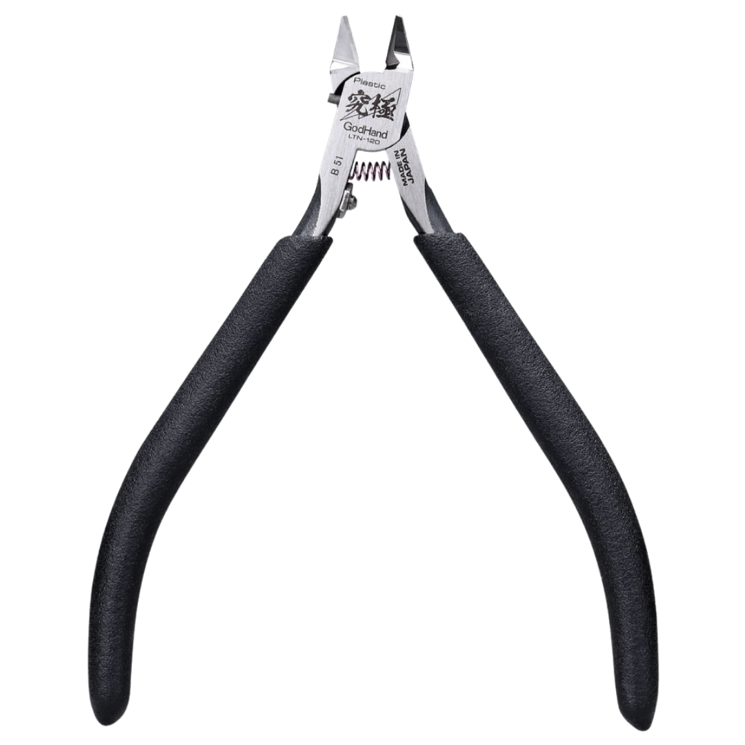 Godhand Lightning Nippers 120mm single edged plastic cutting pliers for model kits and hobby crafting