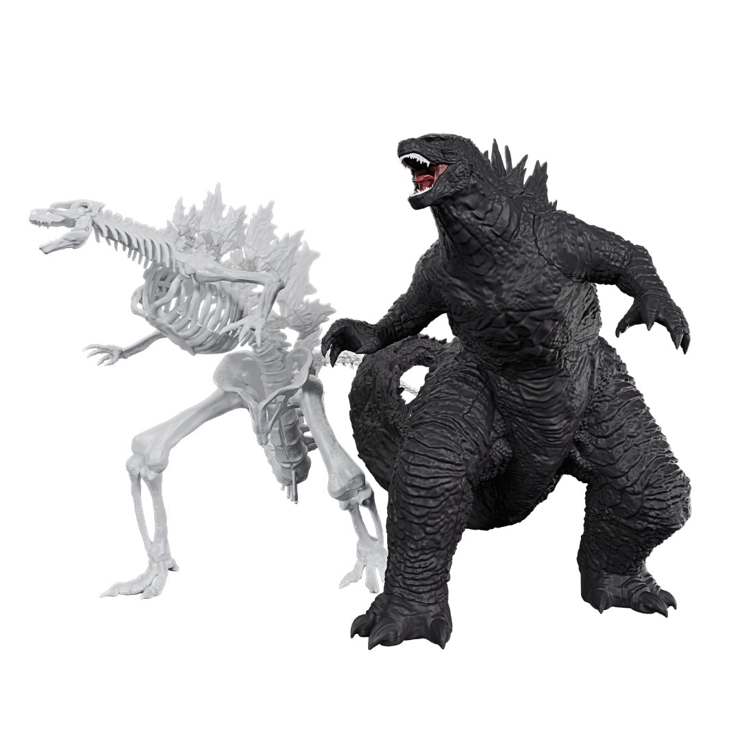 Bandai Godzilla (2024) model kit from Godzilla X Kong: The New Empire, featuring realistic texture, dynamic articulation, and detailed molding.