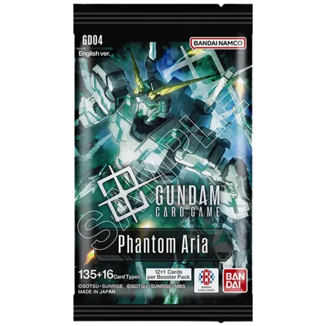 Gundam Card Game GD-04 Phantom Aria booster pack sealed Bandai trading card pack